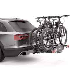 Thule EasyFold XT - Porte-vélos pour 3 vélos électriques - pliable - noir-aluminium