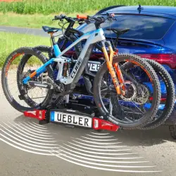 Porte-vélos UEBLER i21-DC pour 2 vélos - RADAR DE RECUL. ULTRA-COMPACT