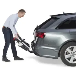 Porte-vélos UEBLER i21 S pour 2 vélos, ULTRA-COMPACT et inclinable