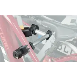 Porte-vélos UEBLER i21 S pour 2 vélos, ULTRA-COMPACT et inclinable