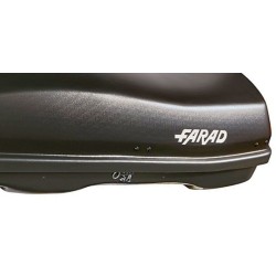 Farad Marlin 680 Litres noir mat structuré, beau coffre de toit, excellent rapport qualité-prix - idéal skis