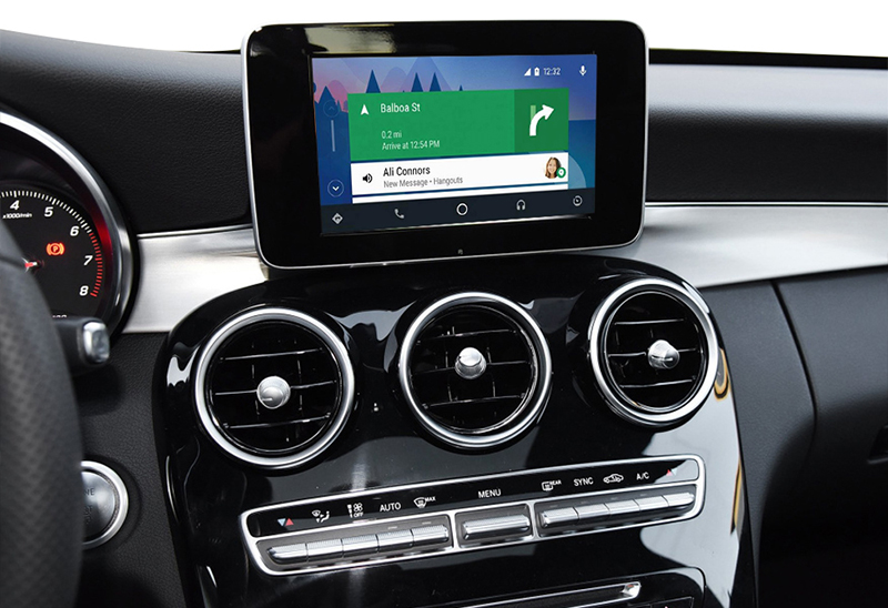 Boîtier Apple Carplay & Android Auto sans fil pour Mercedes CLS de 2014 à  2018